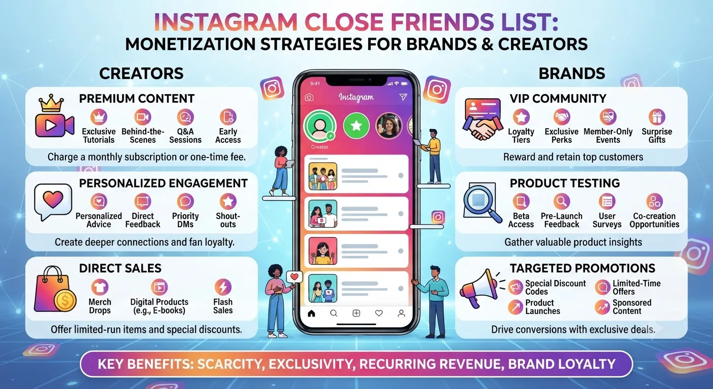 Instagram Close Friends List: How Brands and Creators Are Using It to Make Money