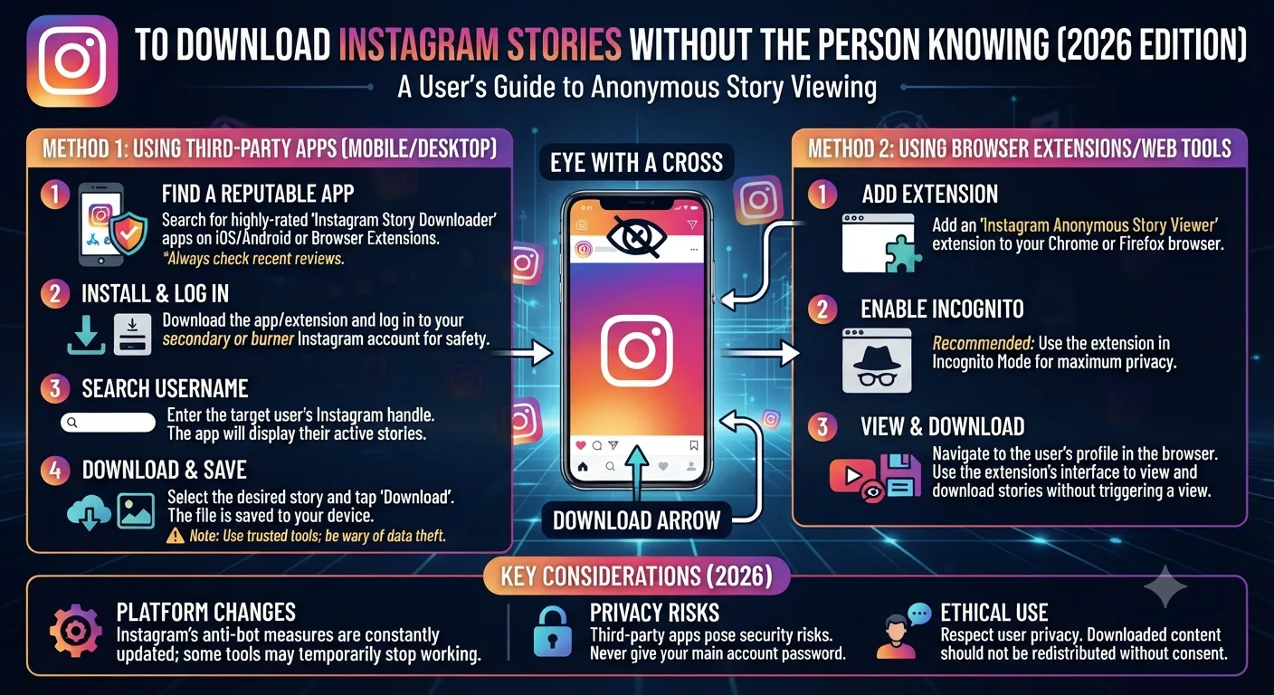 How to Download Instagram Stories Without the Person Knowing (2026)