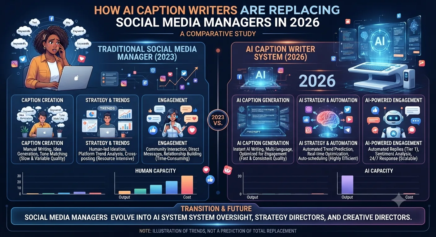 How AI Caption Writers Are Replacing Social Media Managers in 2026