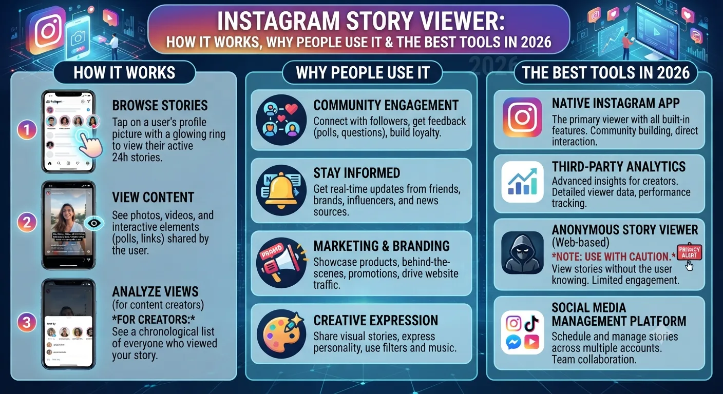 Instagram Story Viewer: How It Works, Why People Use It the Best Tools in 2026