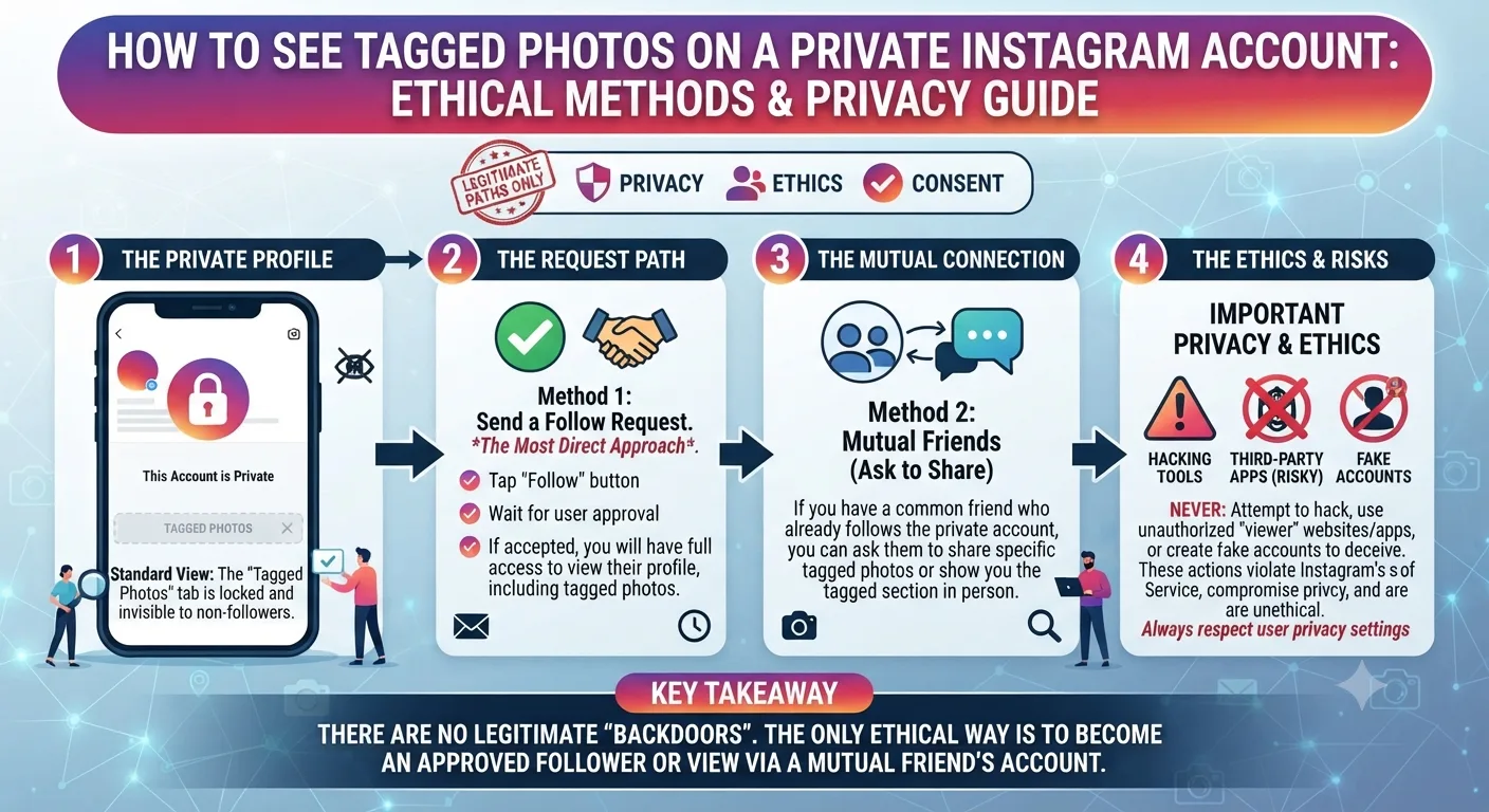 How to See Tagged Photos on a Private Instagram Account