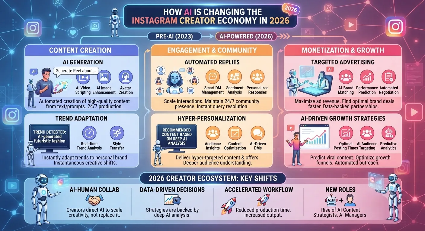 How AI Is Changing the Instagram Creator Economy in 2026