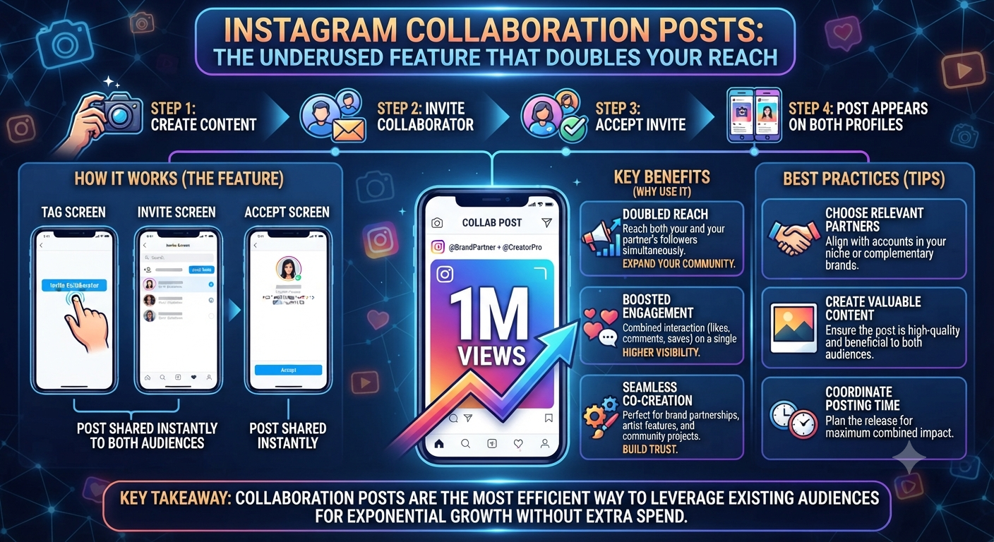 Instagram Collaboration Posts: The Underused Feature That Doubles Your Reach
