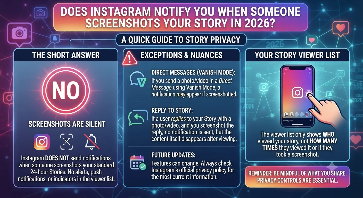 Does Instagram Notify You When Someone Screenshots Your Story in 2026?