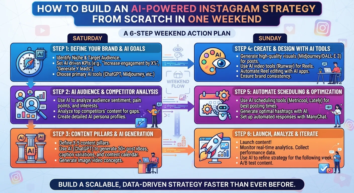 How to Build an AI-Powered Instagram Strategy From Scratch in One Weekend