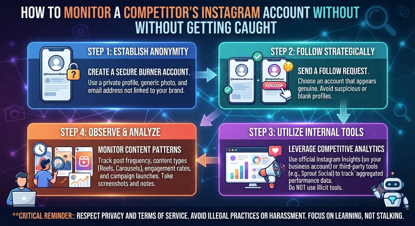 How to Monitor a Competitors Instagram Account Without Getting Caught