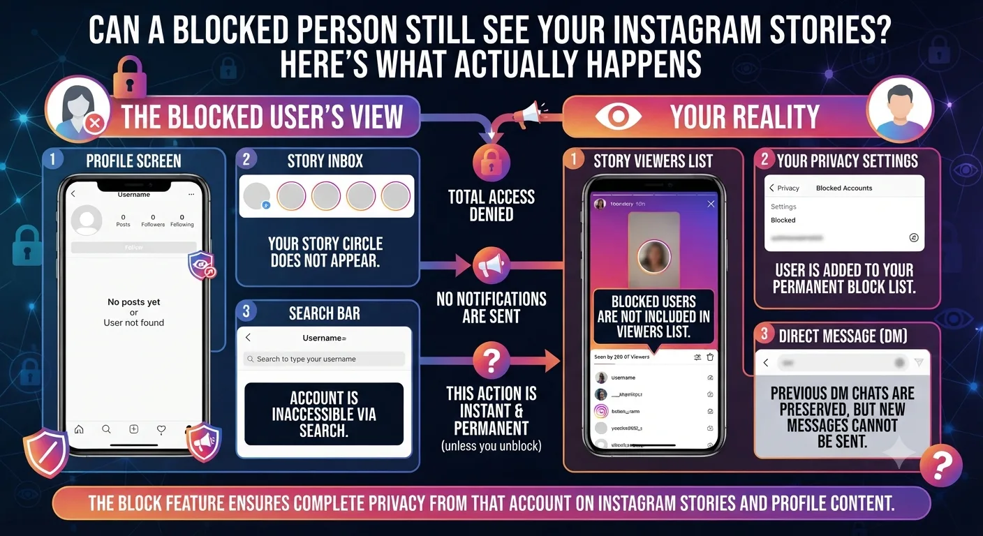Can a Blocked Person Still See Your Instagram Stories? Here is What Actually Happens
