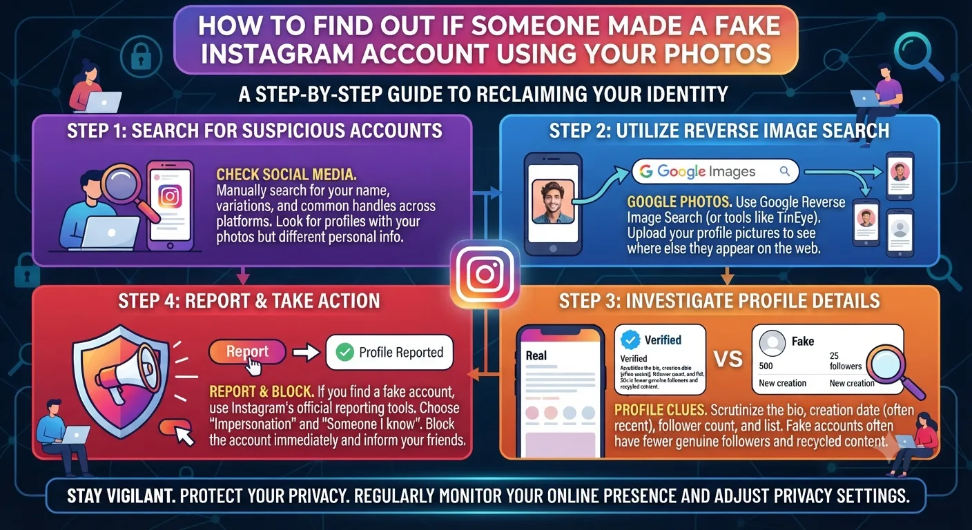 How to Find Out If Someone Made a Fake Instagram Account Using Your Photos