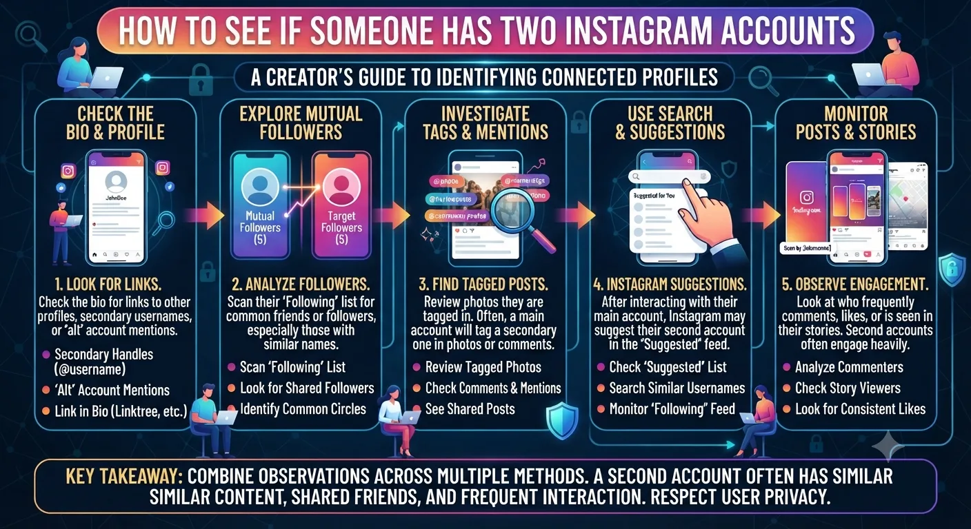 How to See If Someone Has Two Instagram Accounts