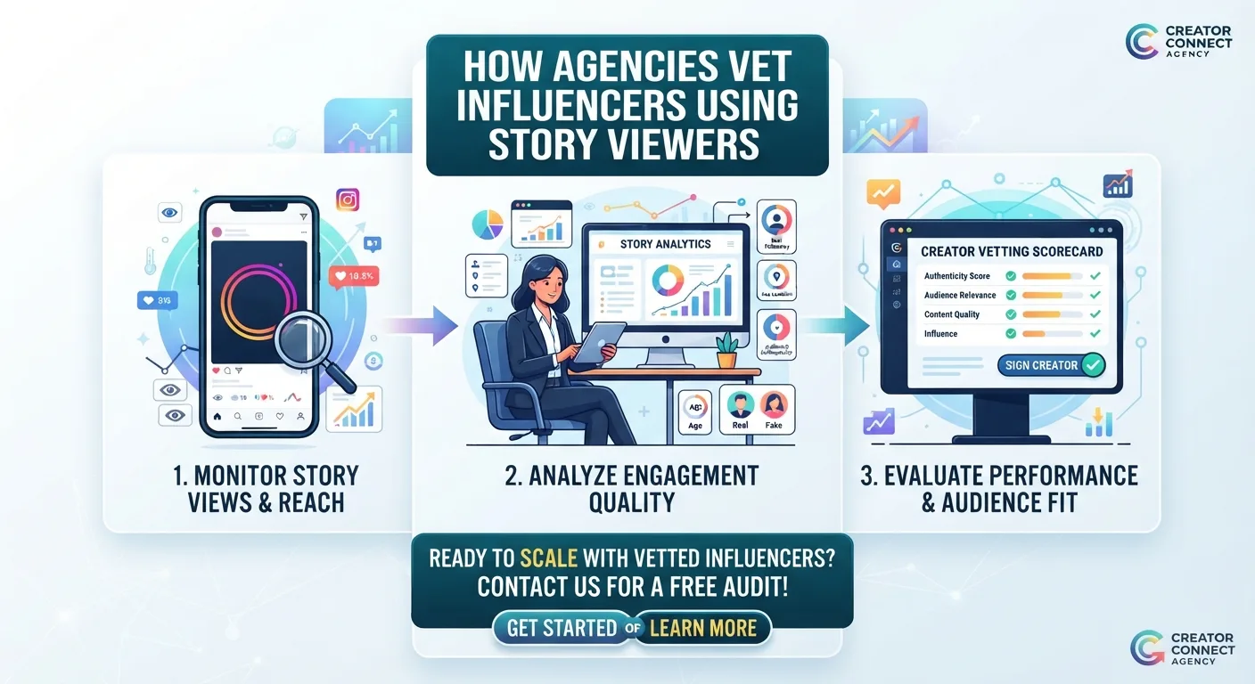 How Influencer Agencies Use Story Viewers to Vet Creators Before Signing Them