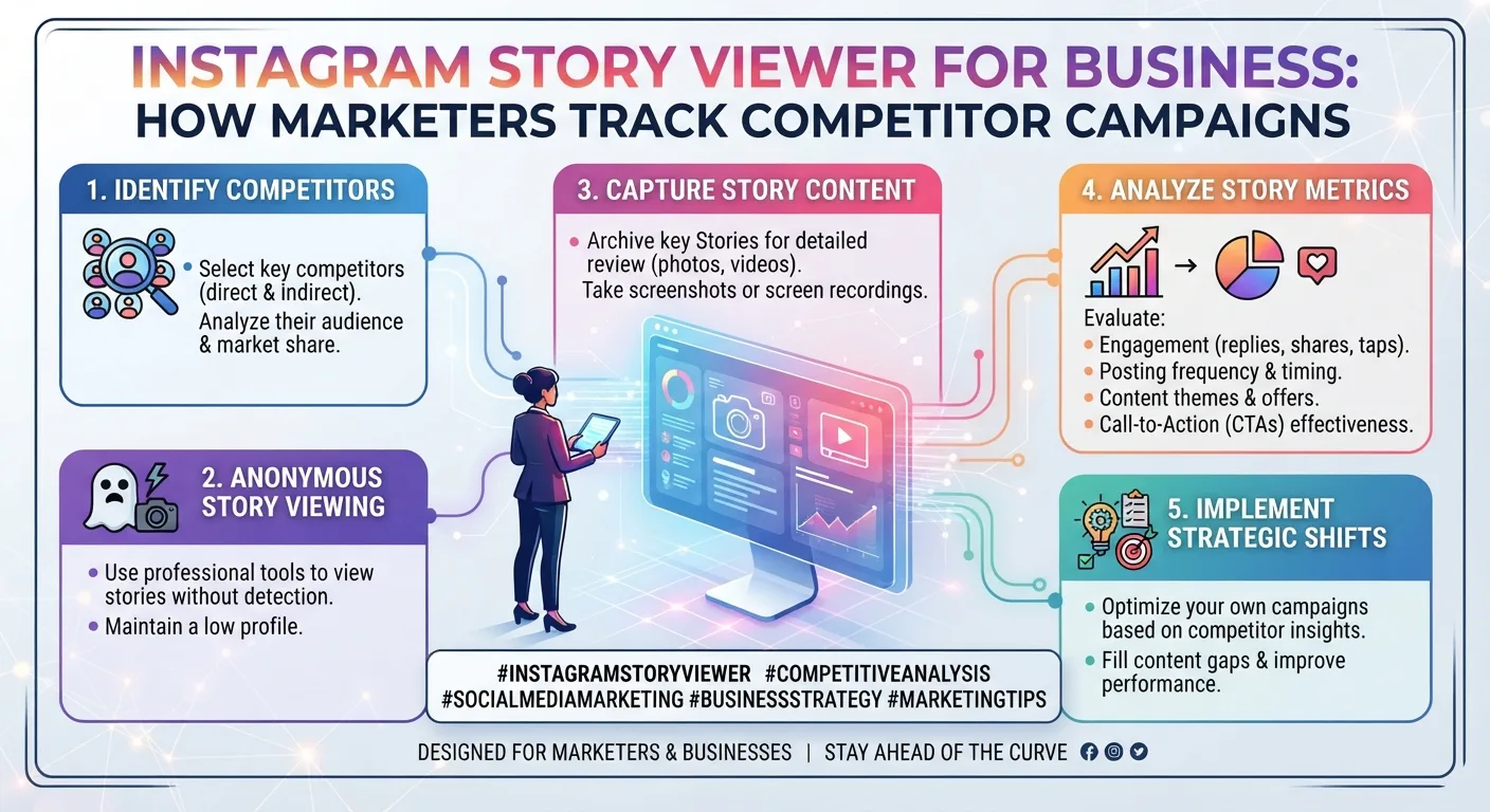 Instagram Story Viewer for Business: How Marketers Track Competitor Campaigns